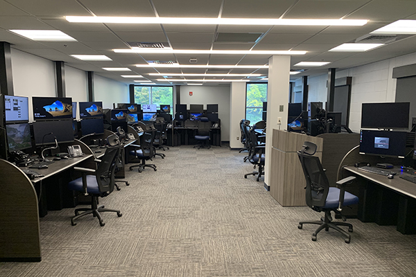 CT Statewide Emergency Communications Center office hub.