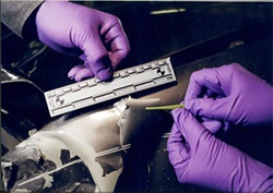 Processing large plastic bags for latent prints