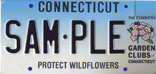 Federated Garden Clubs of Connecticut plate