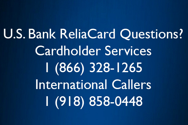 U.S. Bank ReliaCard Contact Numbers