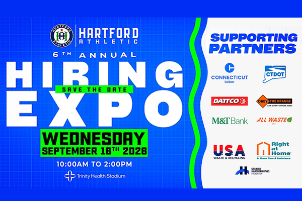 CTDOL and Hartford Athletic 6th Annual Hiring Expo - September 16th, 2026 