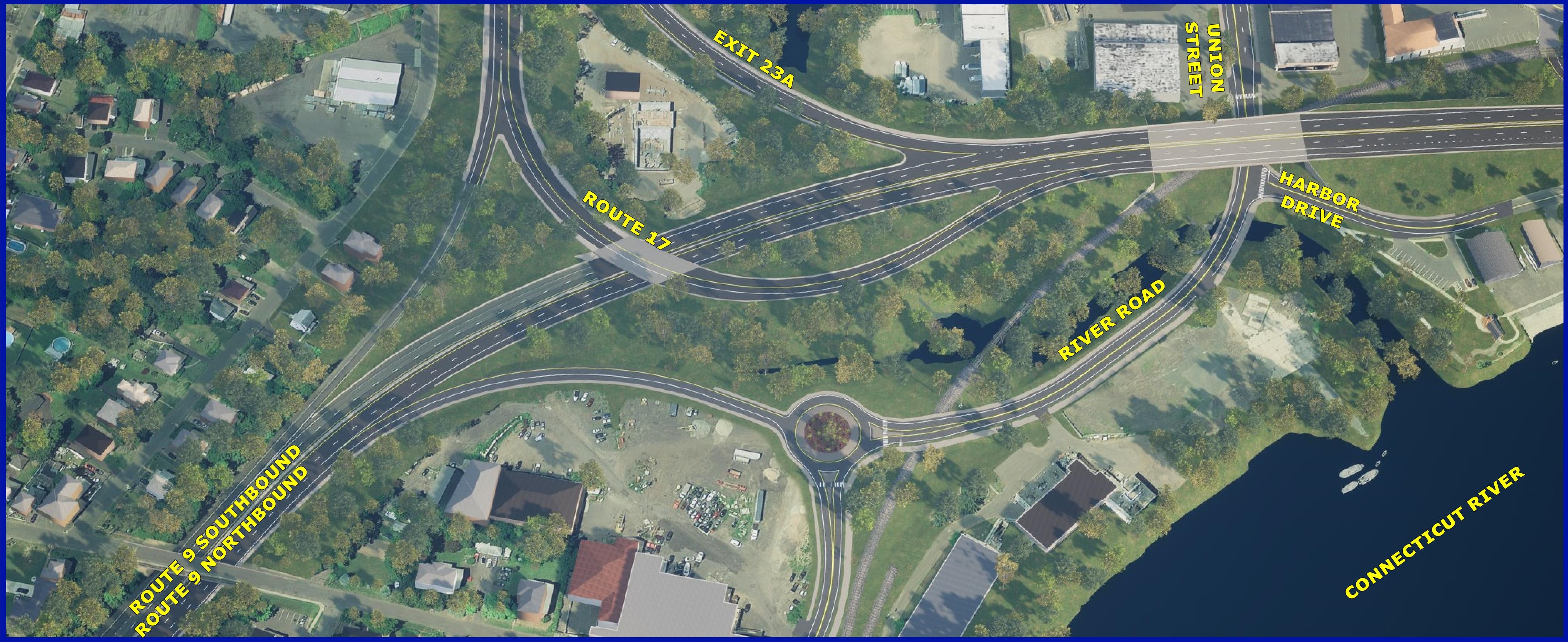 River Road Off-Ramp Rendering