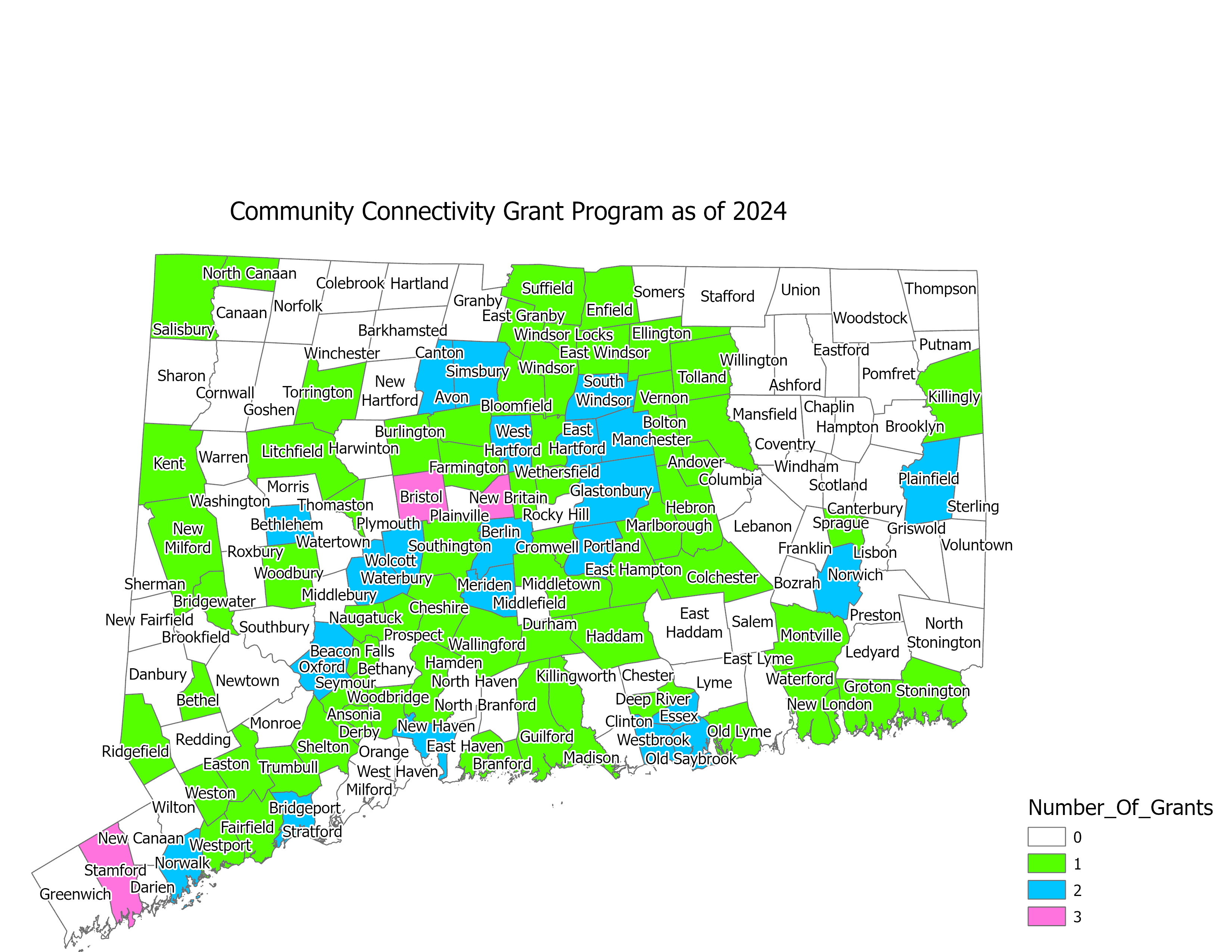 Community Connectivity Grant Program 2024 Map