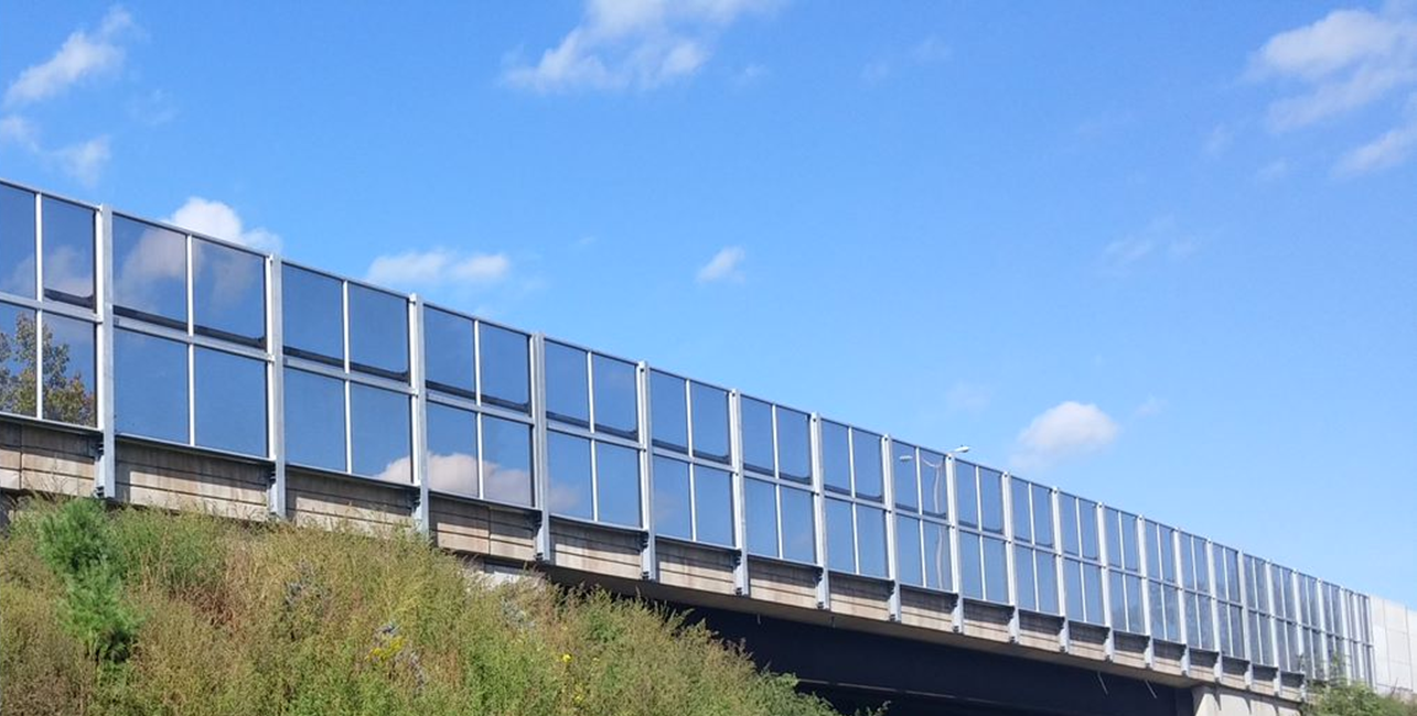 Translucent sound barrier