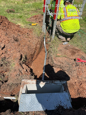 Wrong Way Driving Sign Install Day 2