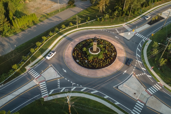 Monroe roundabout