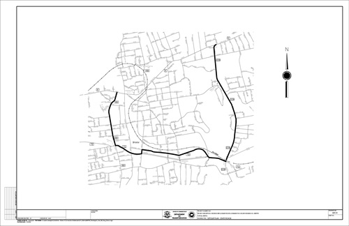 Map showing Route 6 (Farmington Avenue) Detour