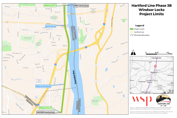 Windsor Locks project limits