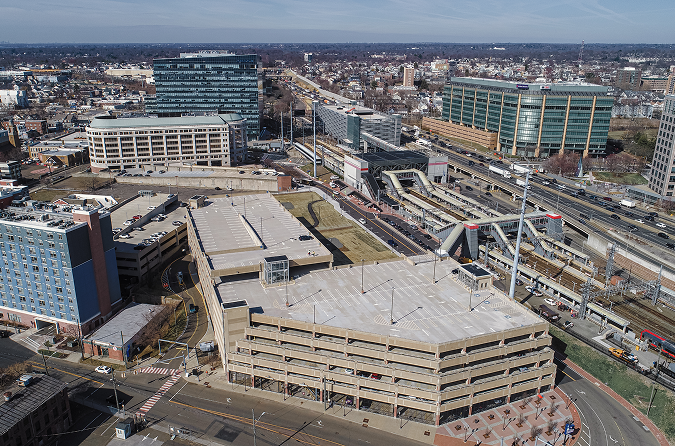 aerial photo of stamford