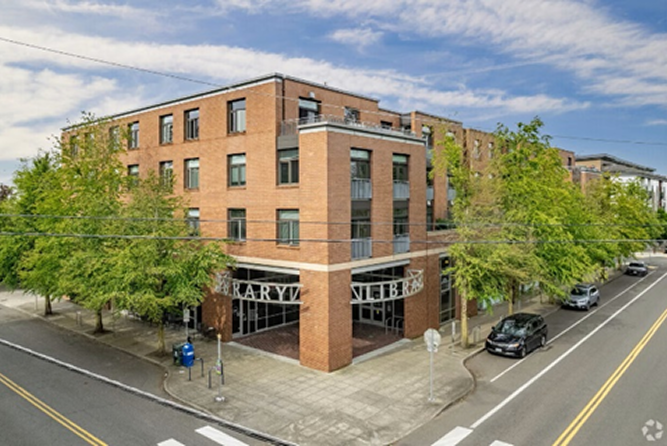 street corner and corner building