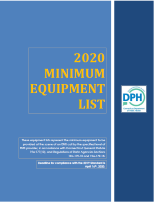 2020 Minimum Equipment List MELEquipList2020