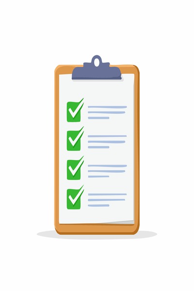 Illustration of a checklist