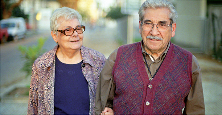 Elderly couple