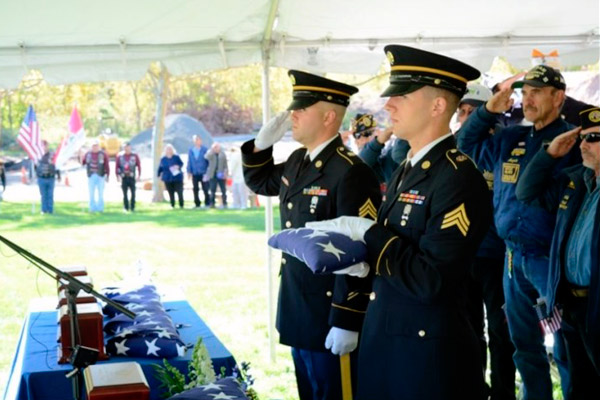 Veteran burial