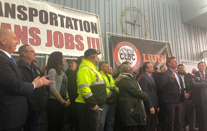 Governor Lamont at the Bridgeport Transportation Center