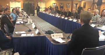 Governor Lamont and Lieutenant Governor Bysiewicz hold meeting with transition team