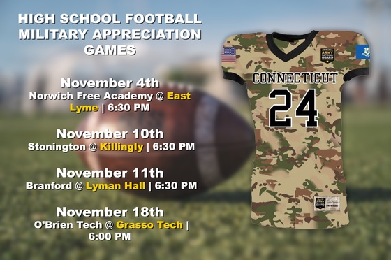 High School Football Military Appreciation Games