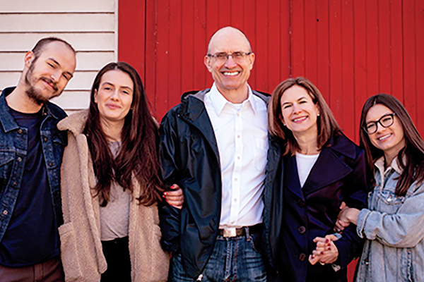 Lieutenant Governor Susan Bysiewicz with her Husband and three Children.
