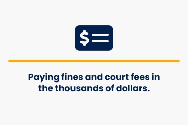 paying fines and court fees in the thousands of dollars - crash course cannabis impaired driving facts