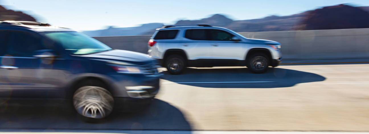 cars moving fast in a highway - left lane restrictions - highway safety office
