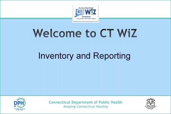 CT WiZ Training: Private Inventory Entering and Reporting 27 minute webinar