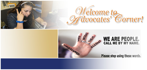Welcome to Advocates' Corner