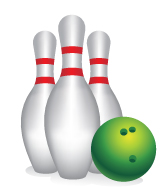 Picture of Bowling Pins and Ball