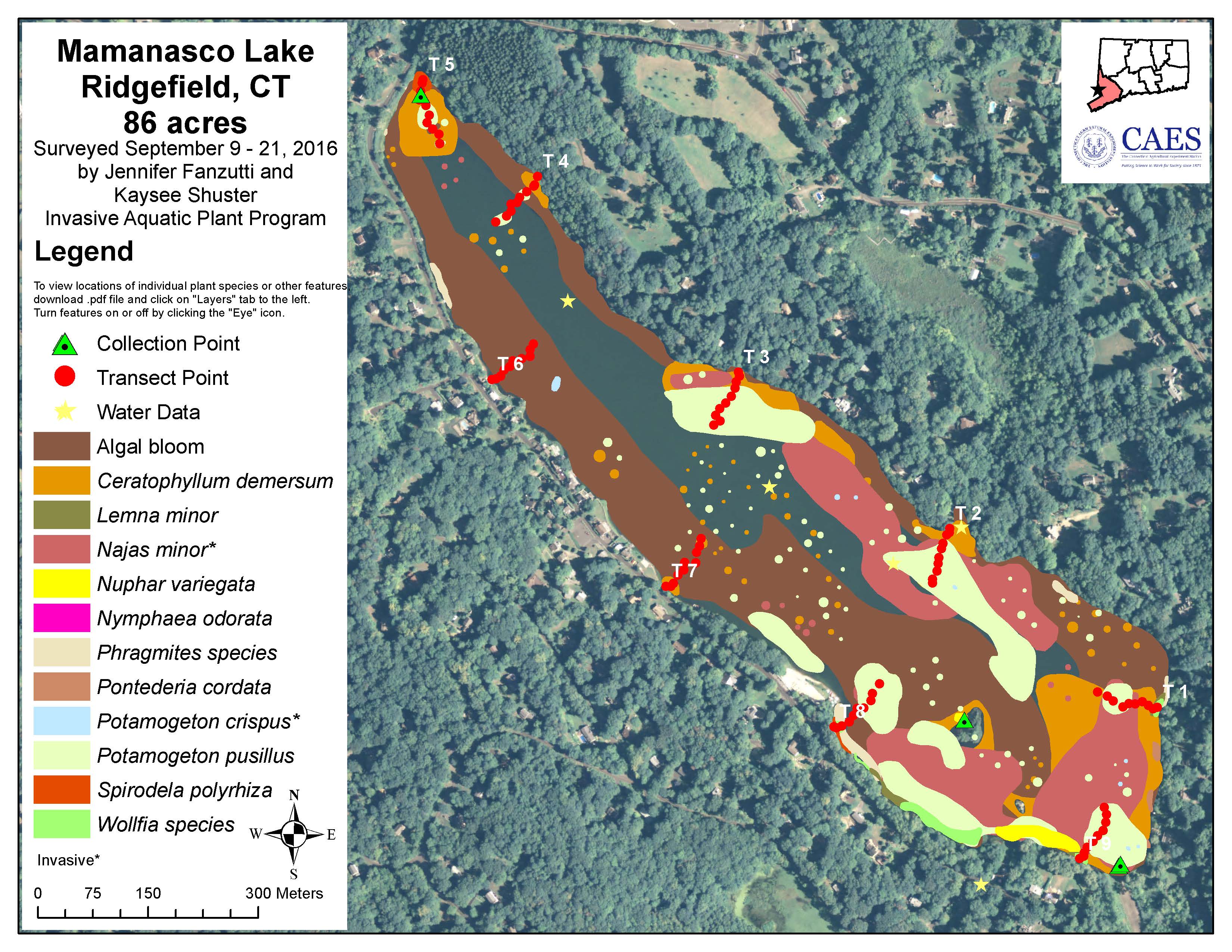 Mamanasco Lake September Map