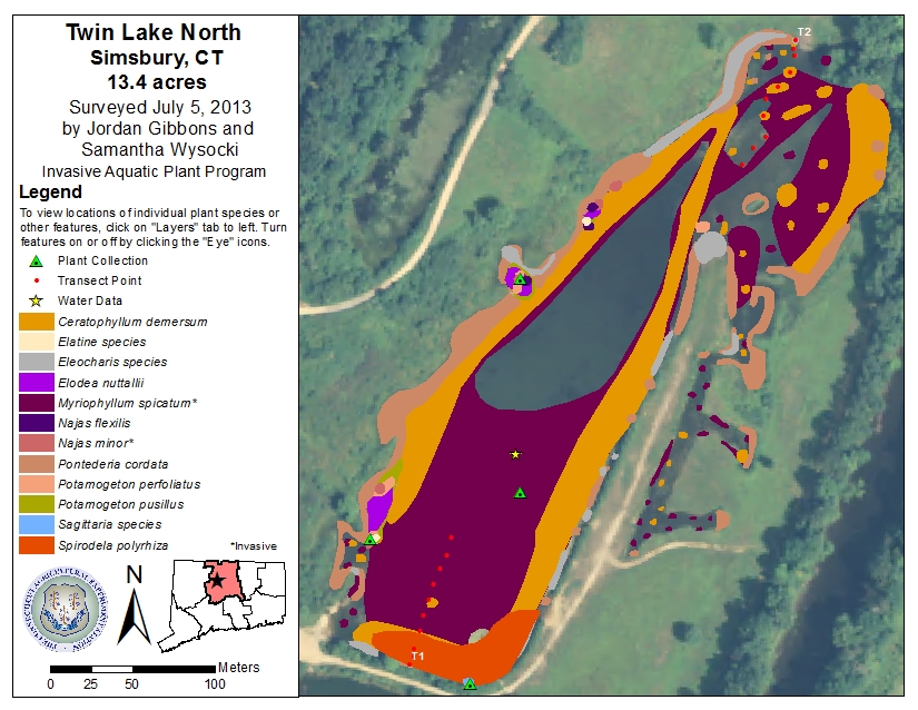 Twin Lake North 2013 Map
