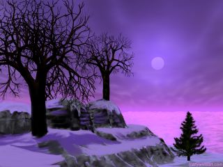 picture of purple sunrise
