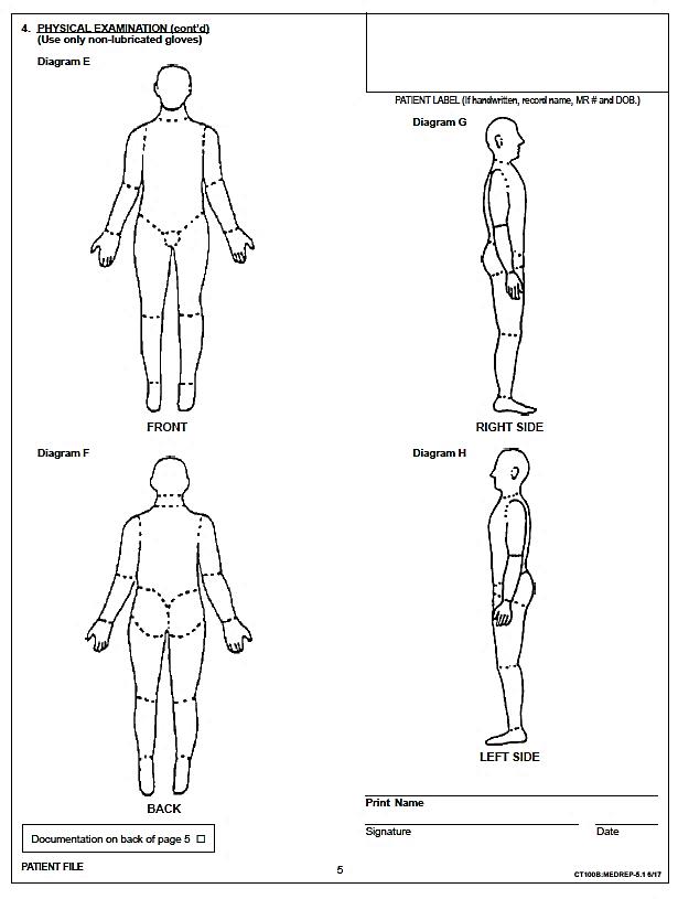 Sexual Assault Medical Report - Page 5