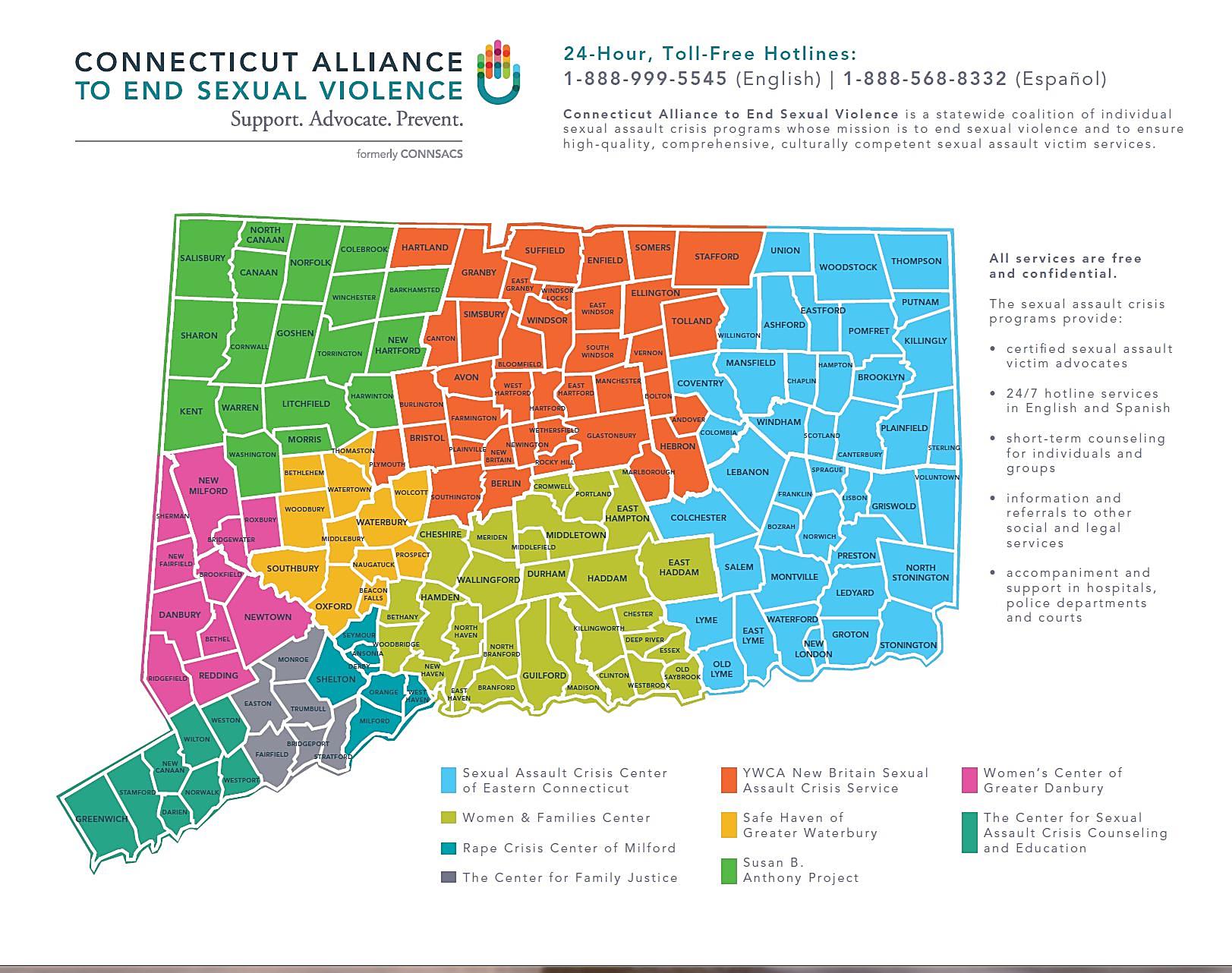 Connecticut Alliance to End Sexual Violence  - General Information