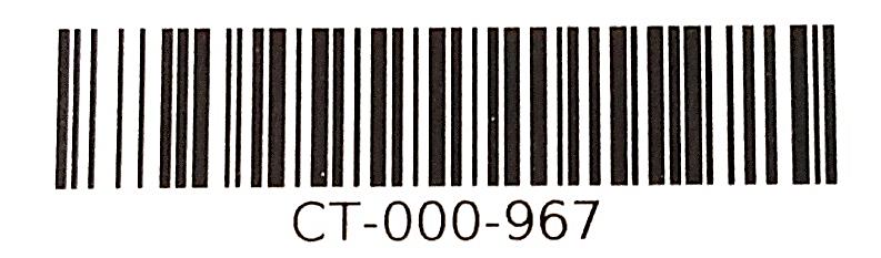 Showing barcode with code CT-###-###