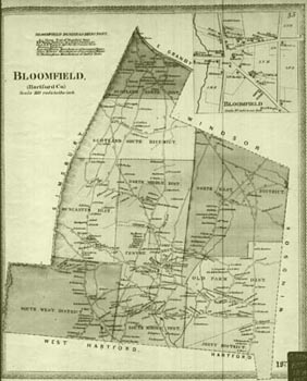old map of bloomfield