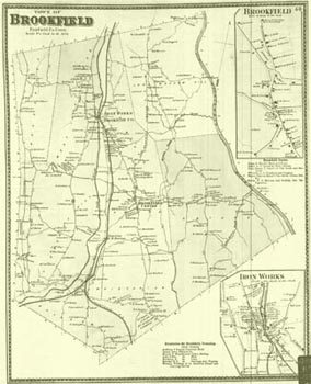 old map of brookfield