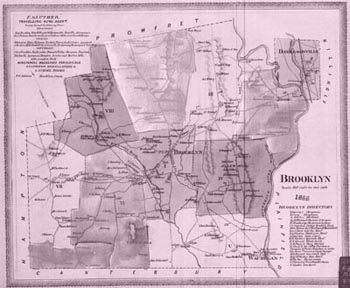 old map of brooklyn