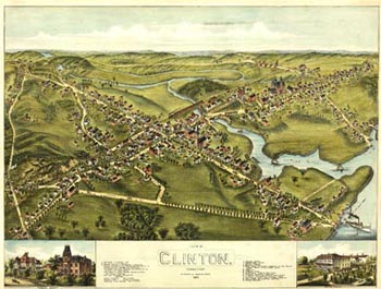 old view of clinton