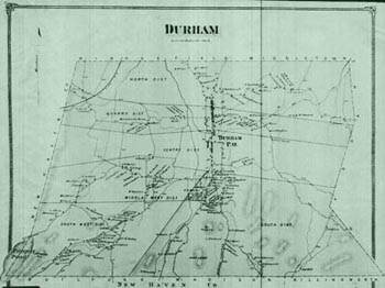 old map of durham