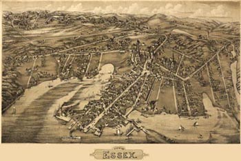 old view of essex