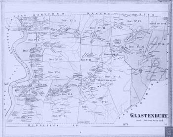 old map of glastonbury