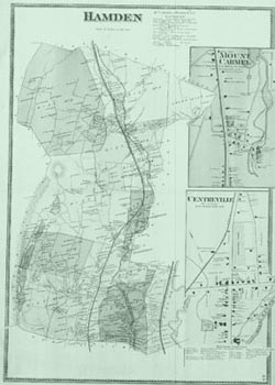 old map of hamden
