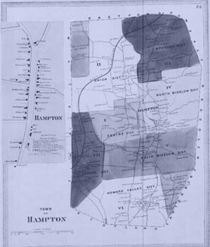 old map of hampton