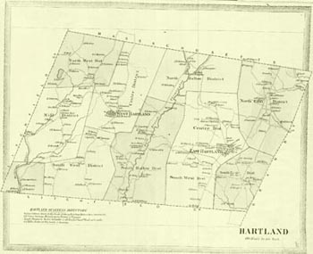 old map of hartland