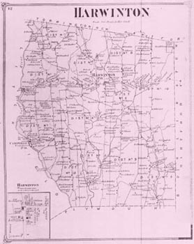 old map of harwinton