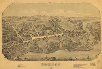 old view of madison