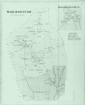 old map of marlborough