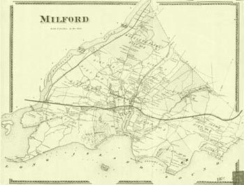 old map of milford