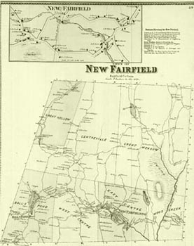 old map of new fairfield