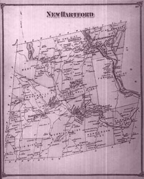 old map of new hartford