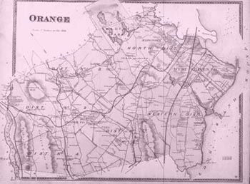 old map of orange